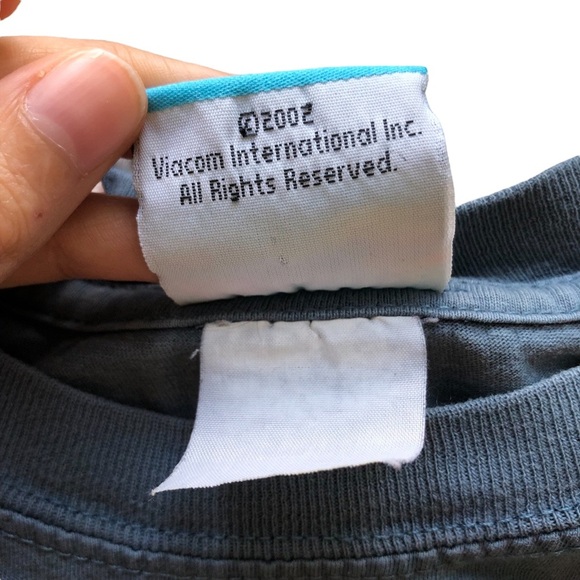 Nickelodeon SPONGEBOB SQUAREPANTS 2002 ‘Rip My Pants Vintage Short - Picture 3 of 9